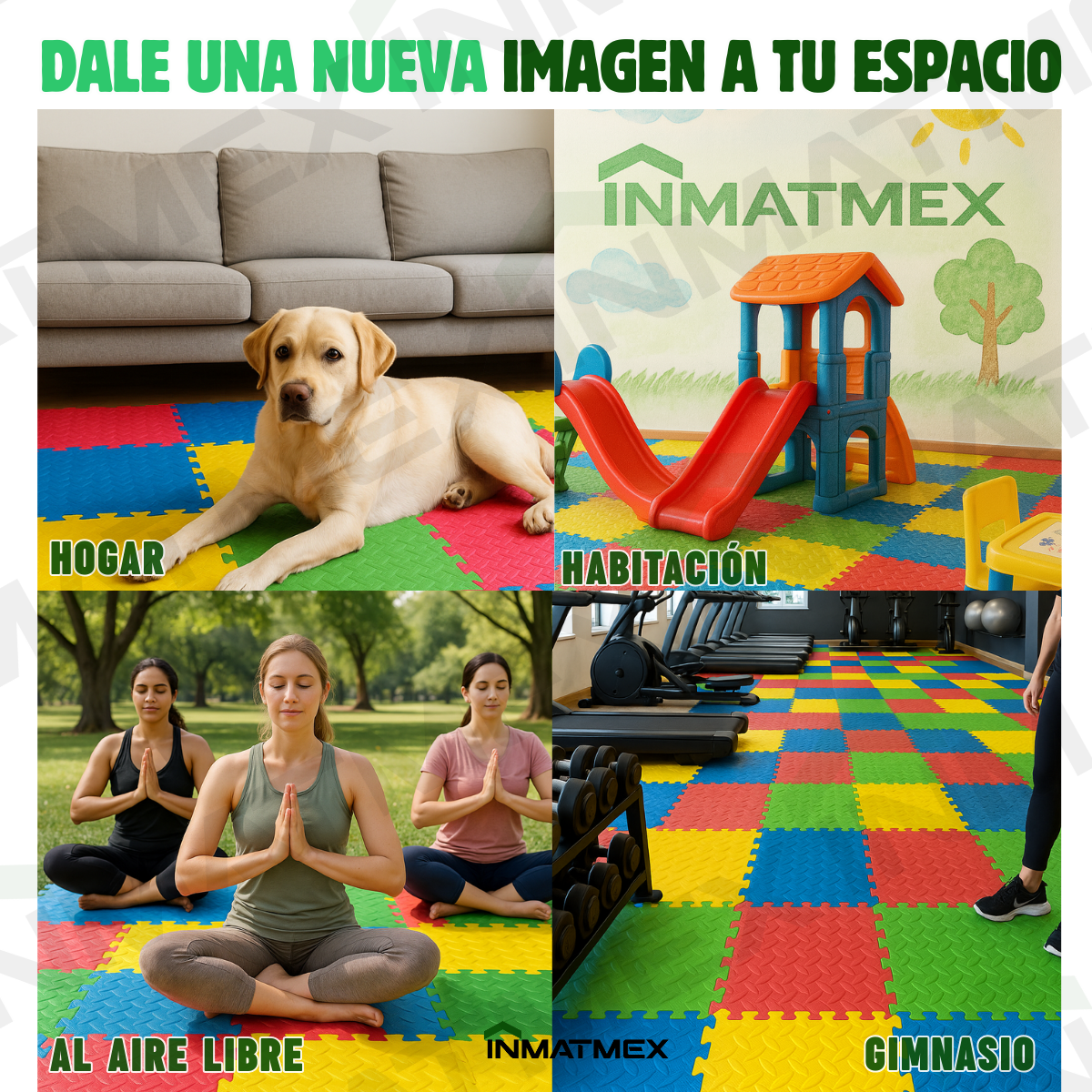 Piso EVA Multicolor Pack 4 Pz