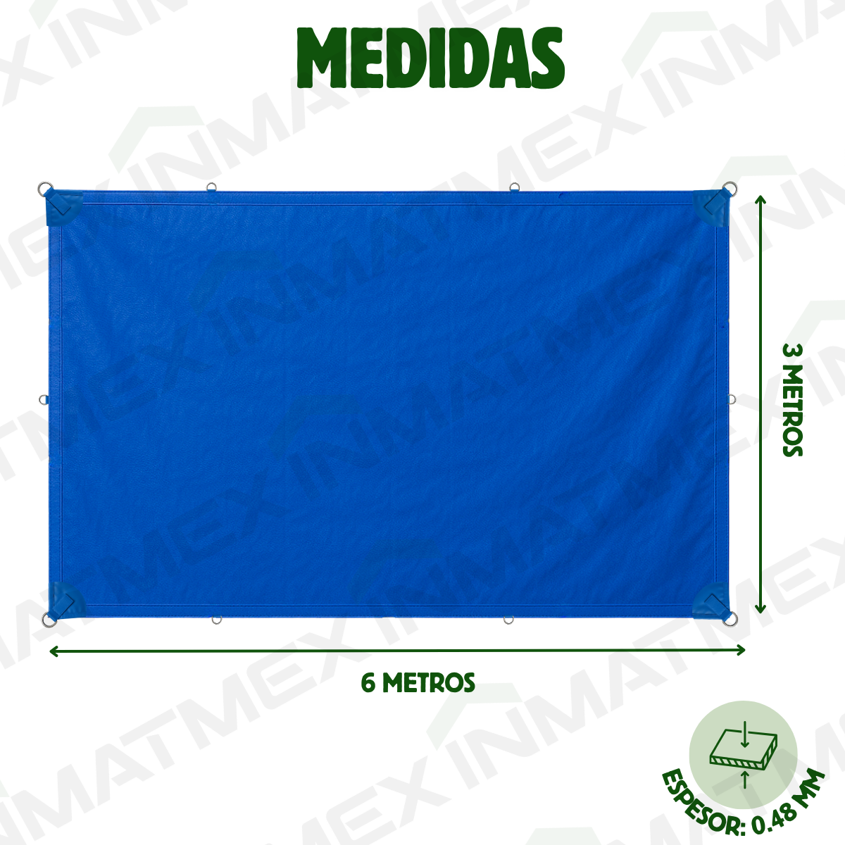 Lona Ahulada 3 x 6 M