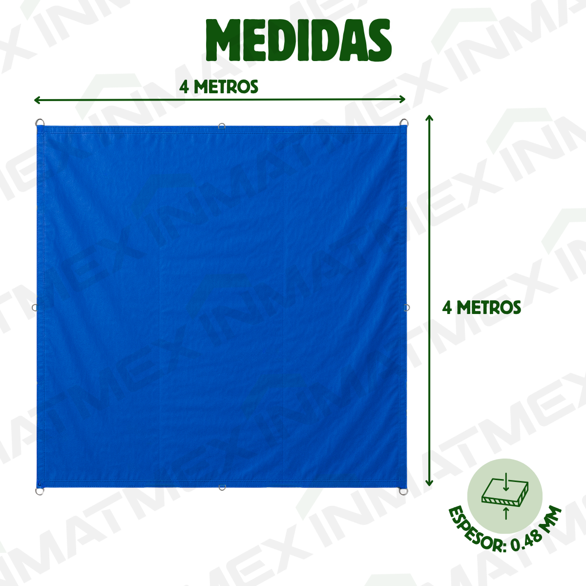 Lona Ahulada 4 x 4 M