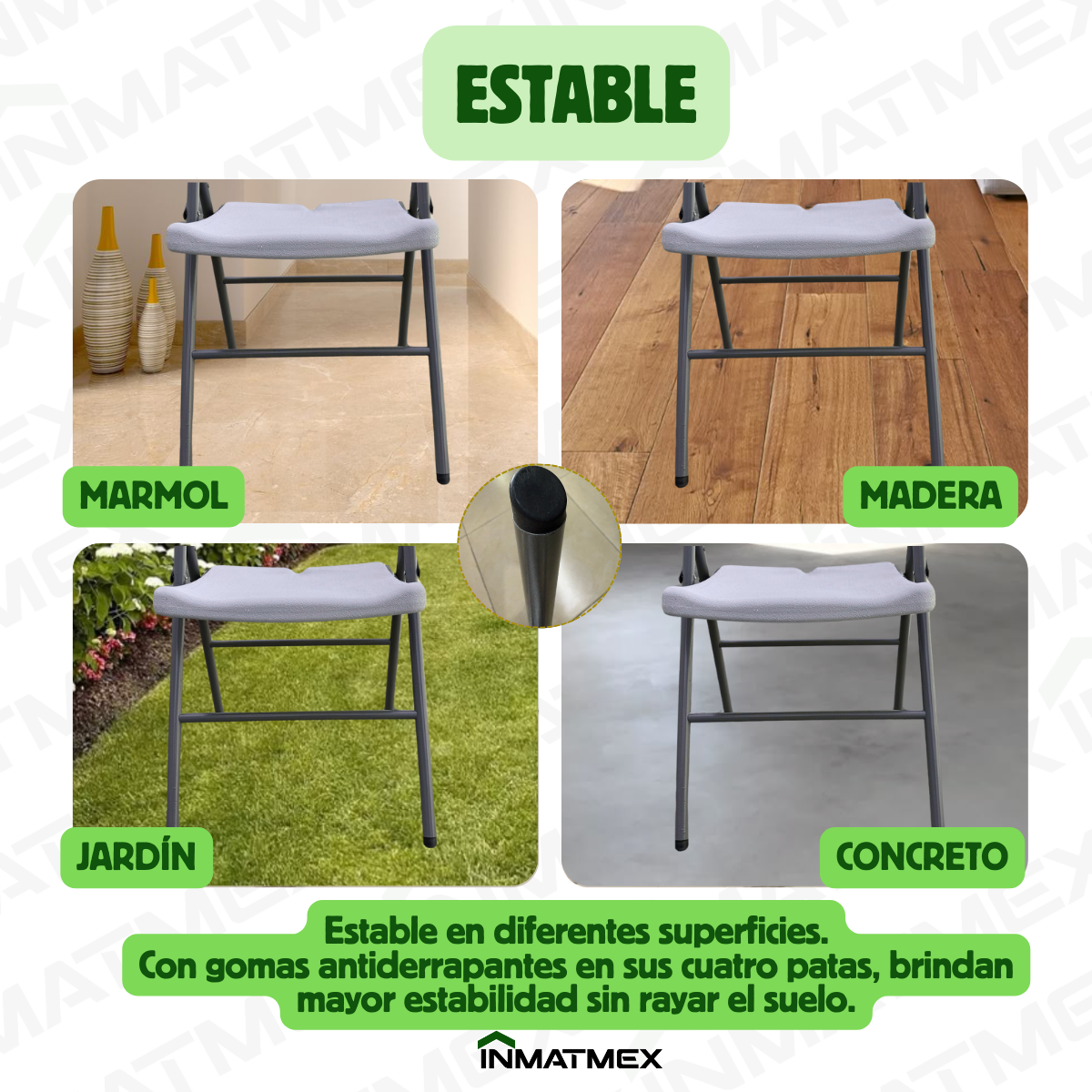 Silla Plegable Blanca