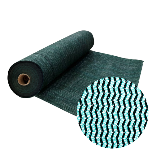 Rollo Malla Sombra Raschel 70% Sombra 4 M X 100 M VERDE