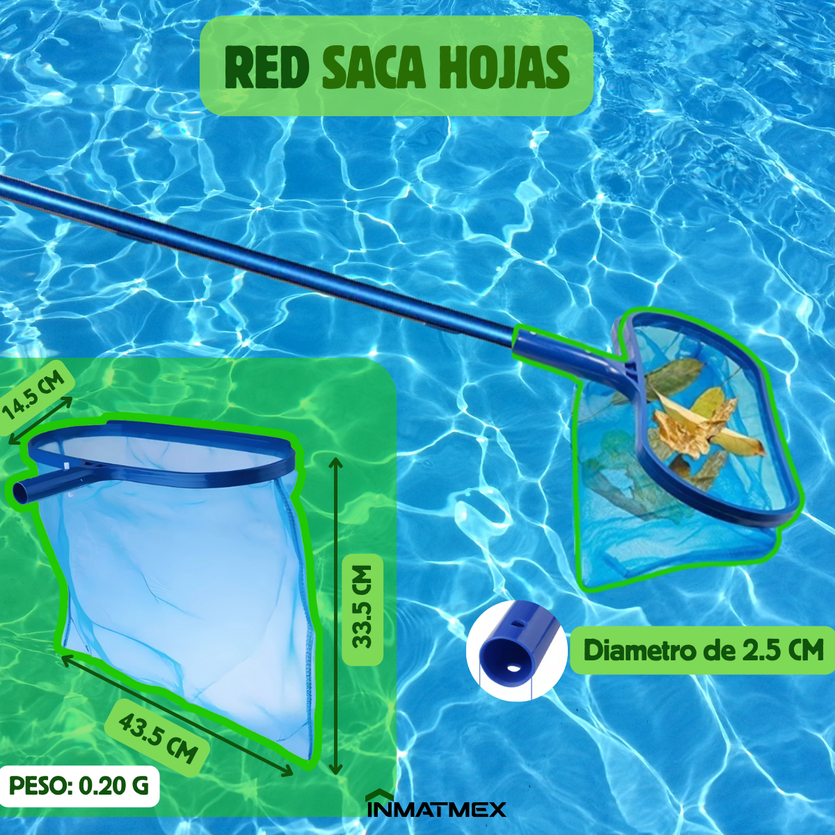 Red de Bolsa para alberca
