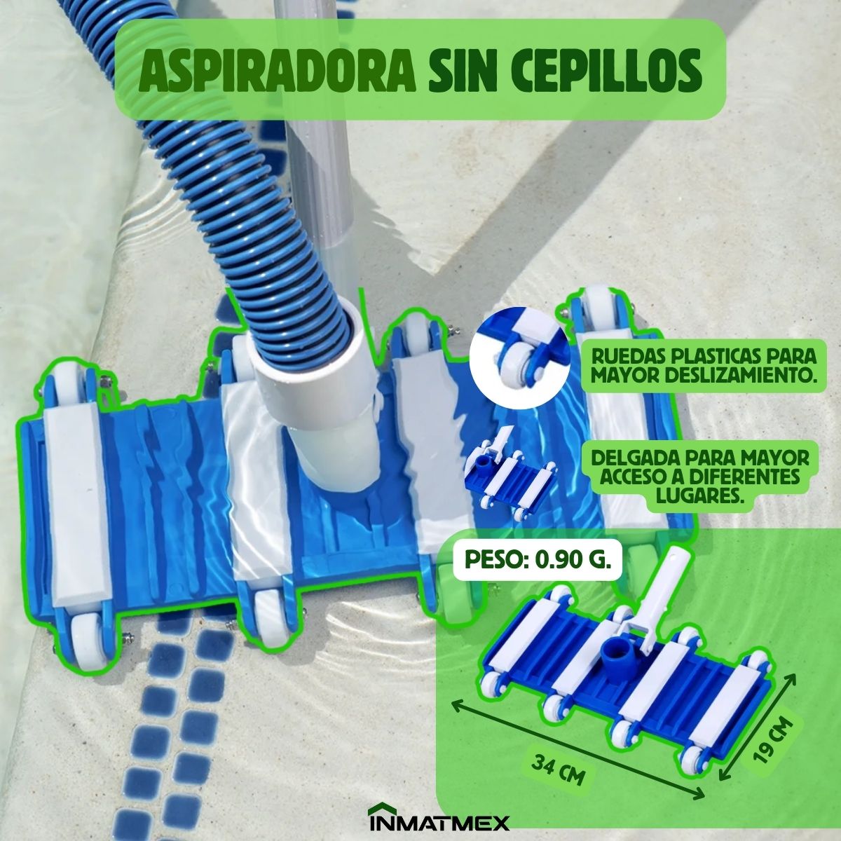 Aspiradora Para Alberca Sin Cepillos
