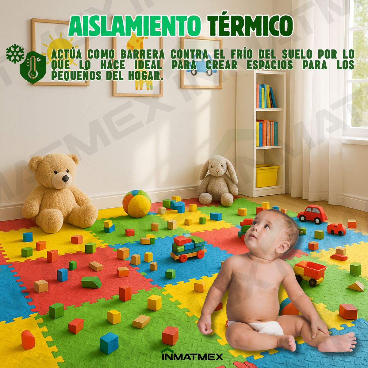 Piso EVA Multicolor Pack 4 Pz