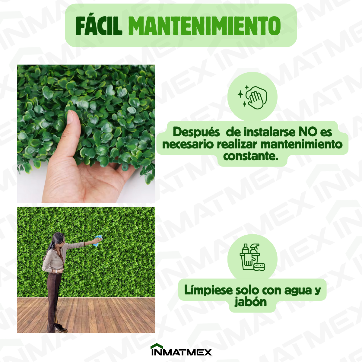 Muro Verde Follaje Artificial