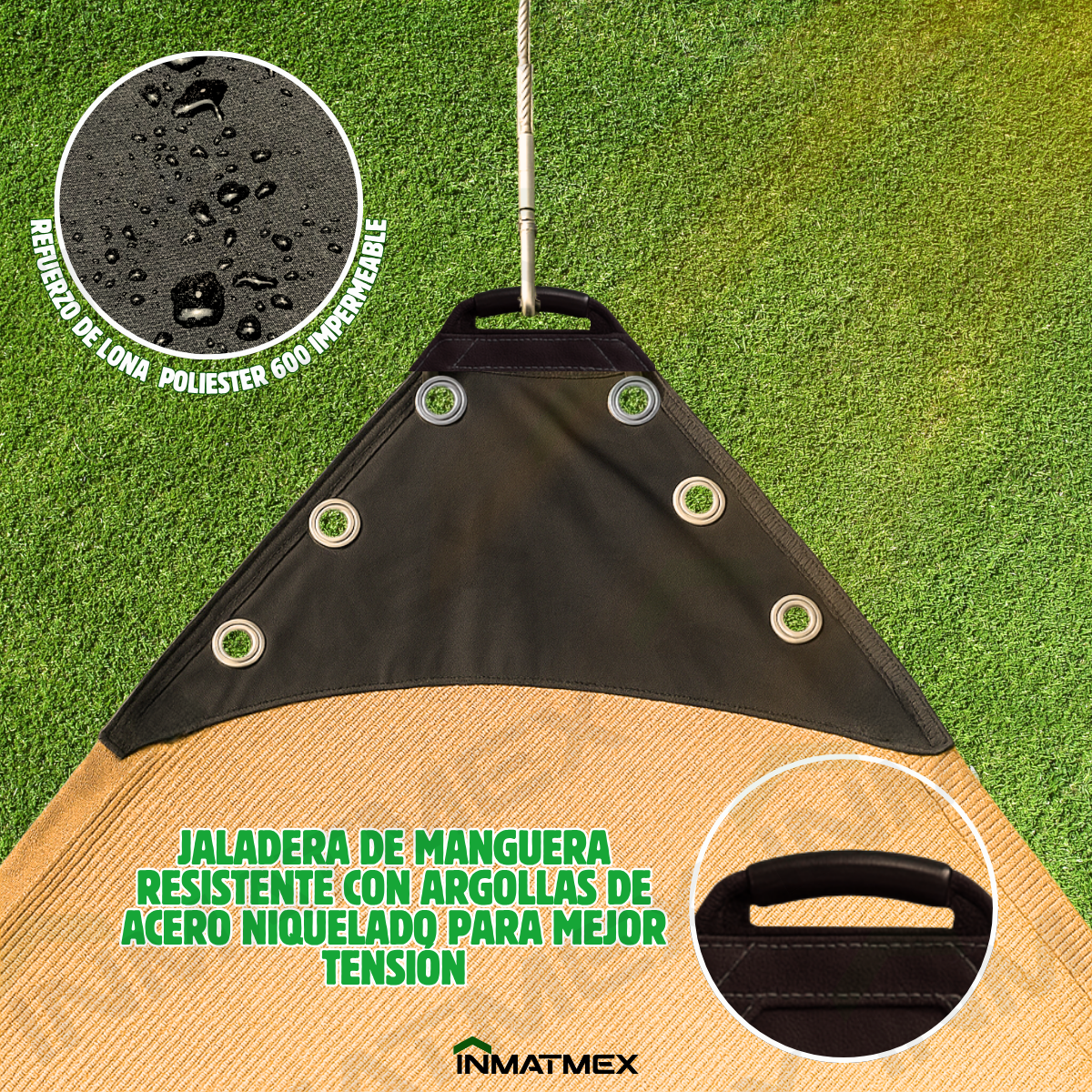 Malla Sombra 8 x 8 M