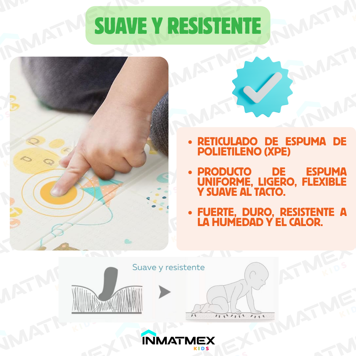 Tapete de Bebé Jirafa Doble Vista LDPE