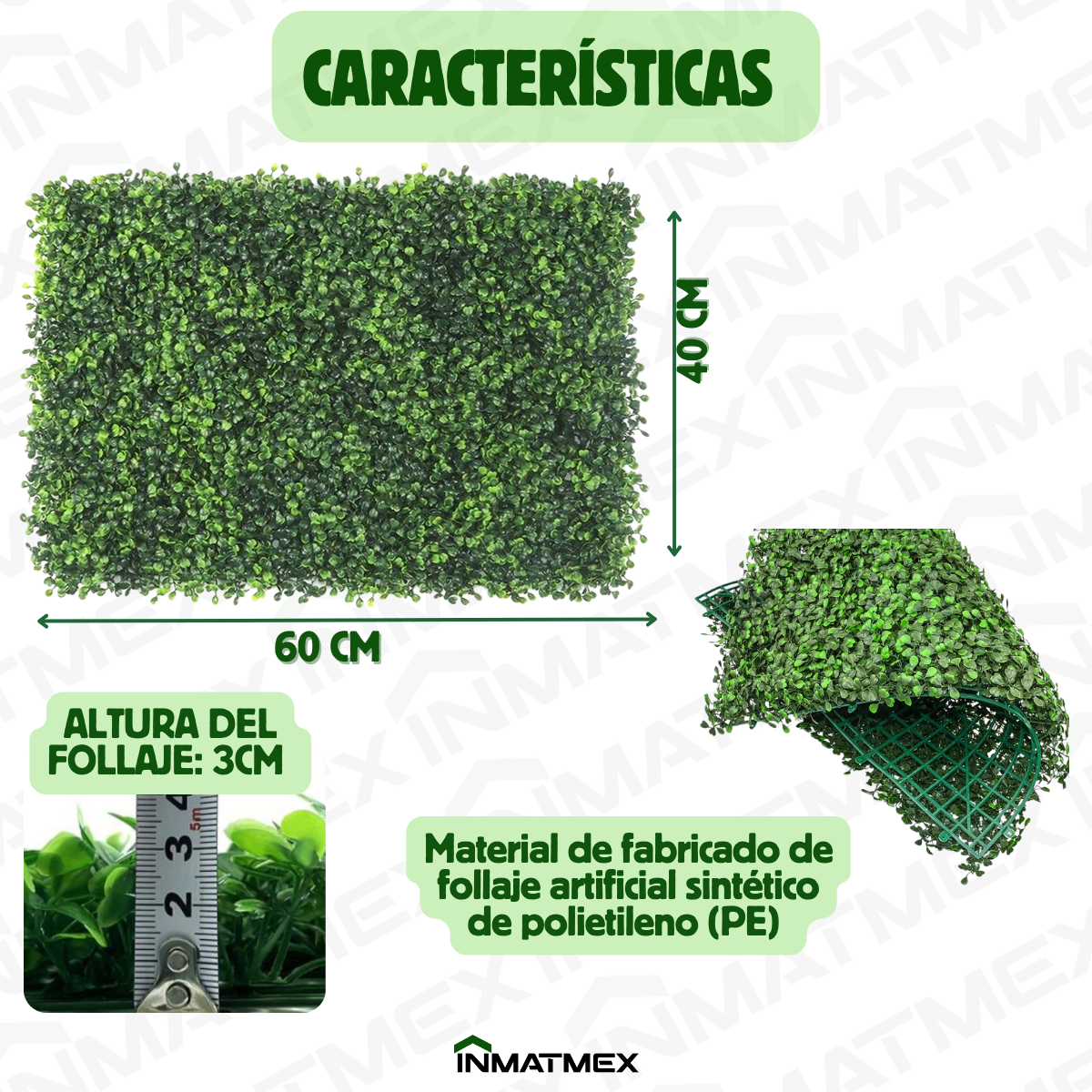 Muro Verde Follaje Artificial