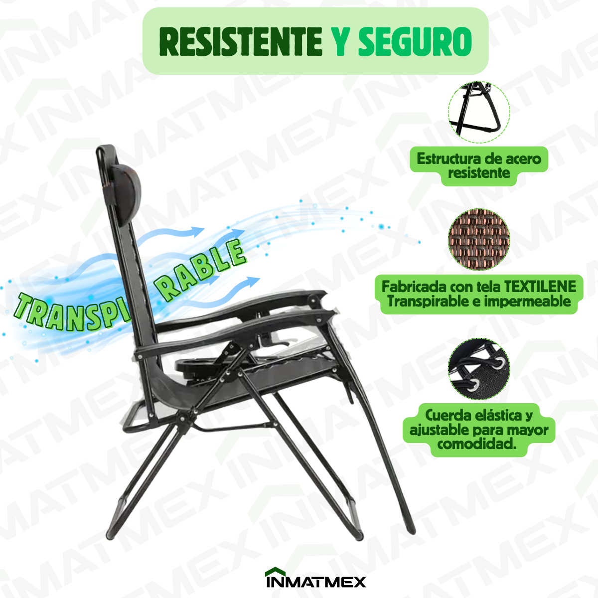 Camastro Gravedad Cero Negro
