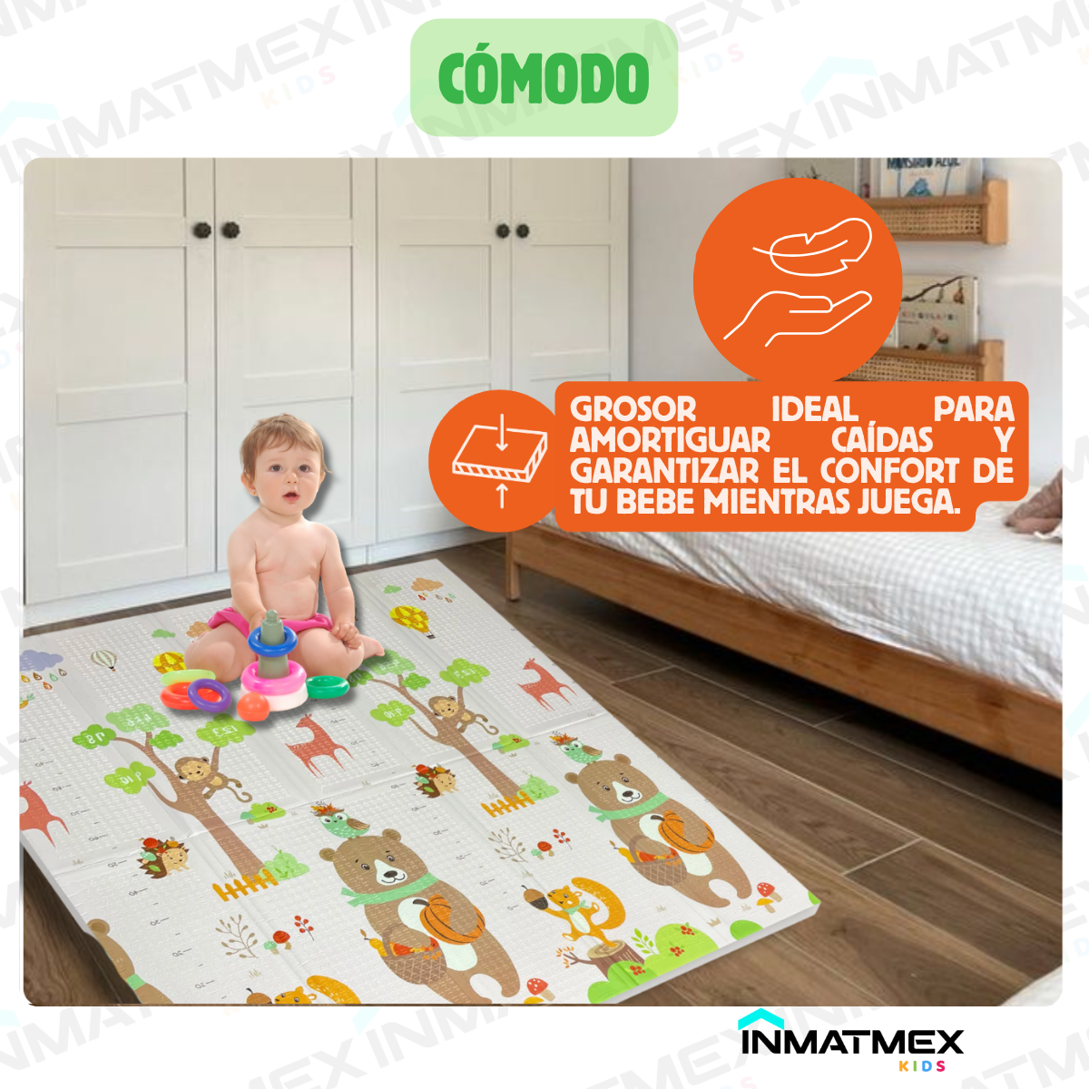 Tapete de Bebé OSOS Doble Vista LDPE