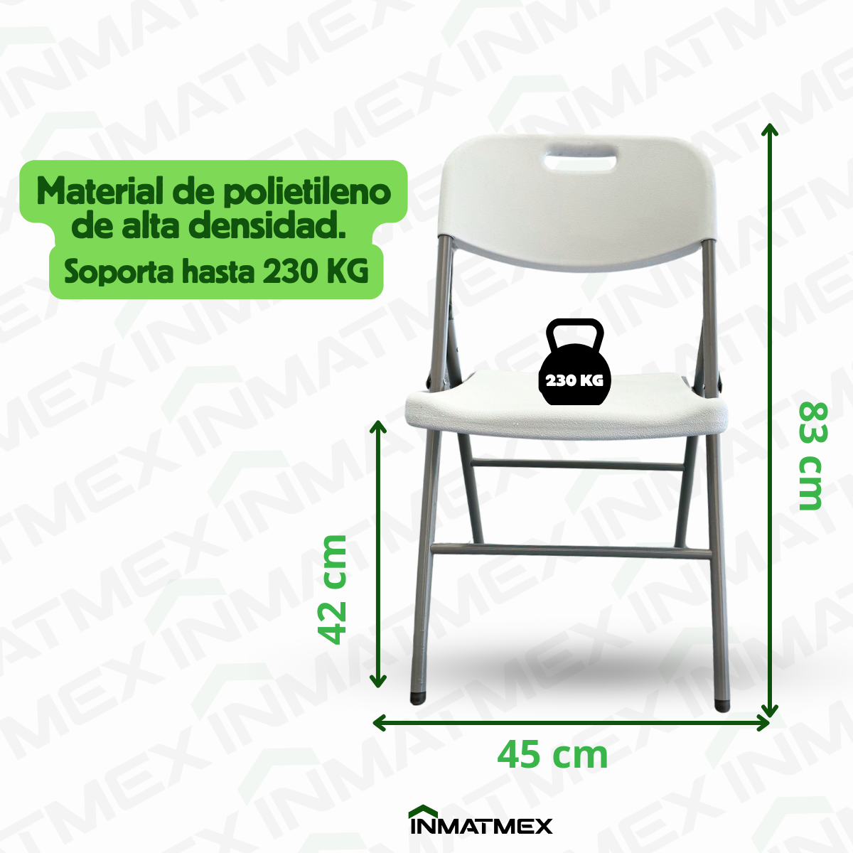 Silla Plegable Blanca