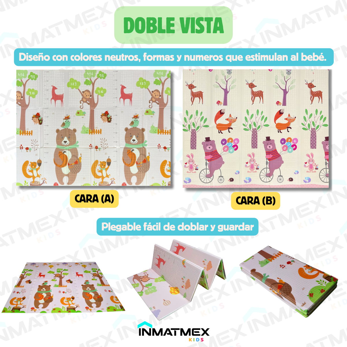 Tapete de Bebé OSOS Doble Vista LDPE