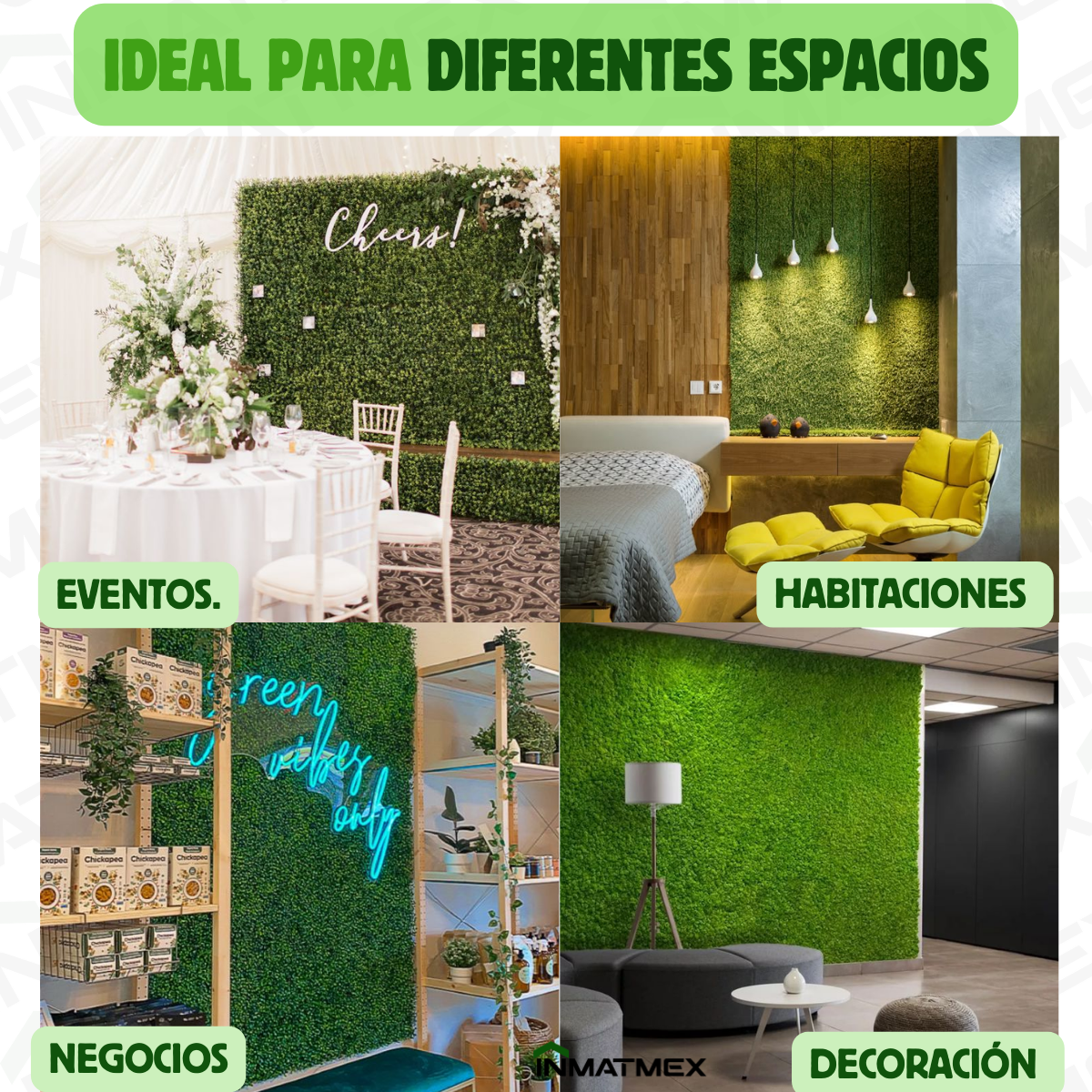 Muro Verde Follaje Artificial
