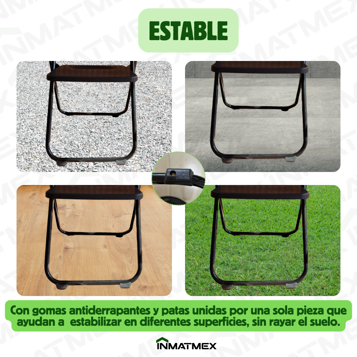 Silla Plegable Negra