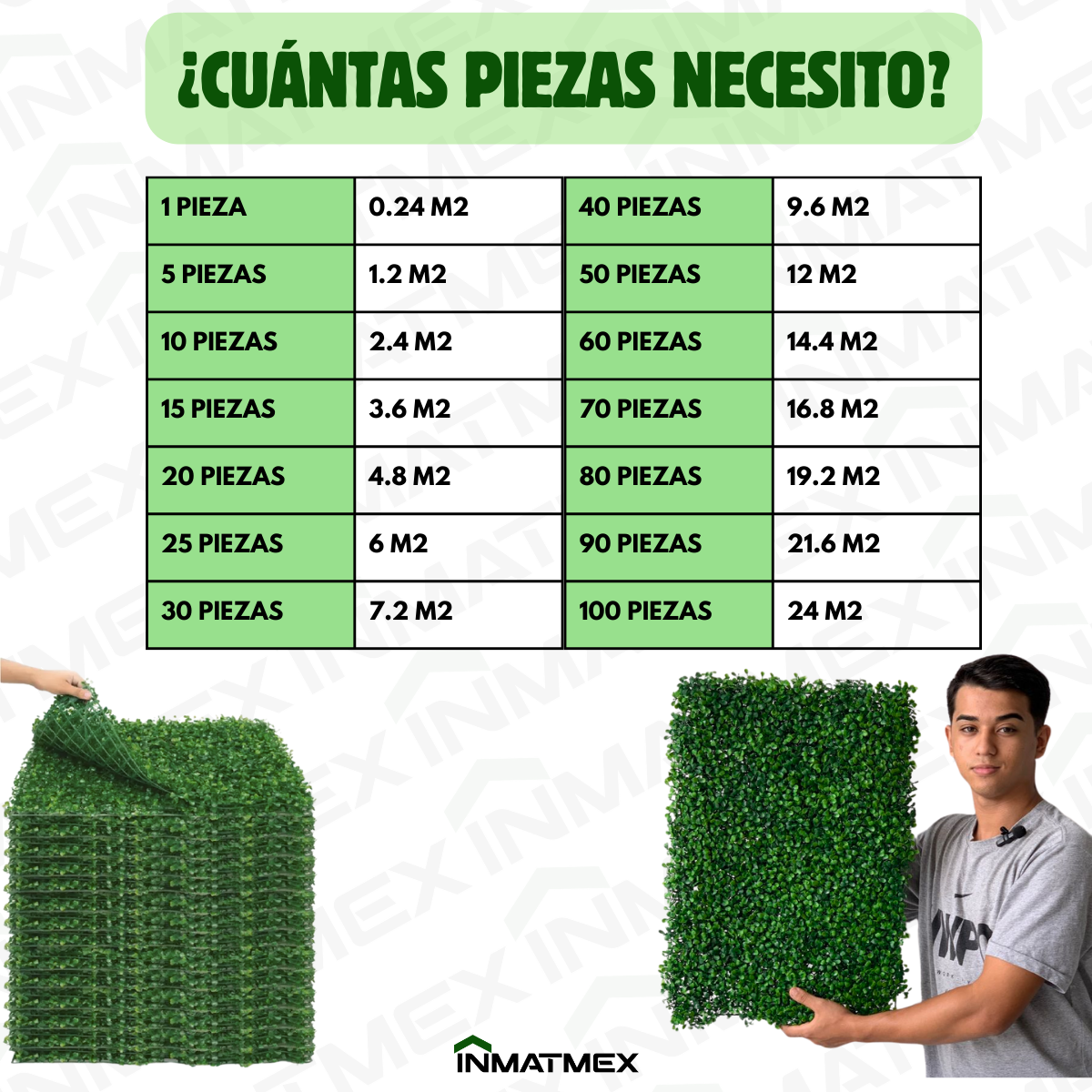 Muro Verde Follaje Artificial