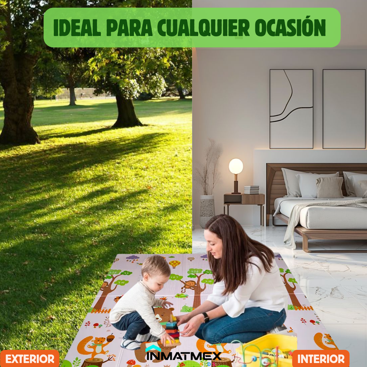 Tapete de Bebé OSOS Doble Vista LDPE