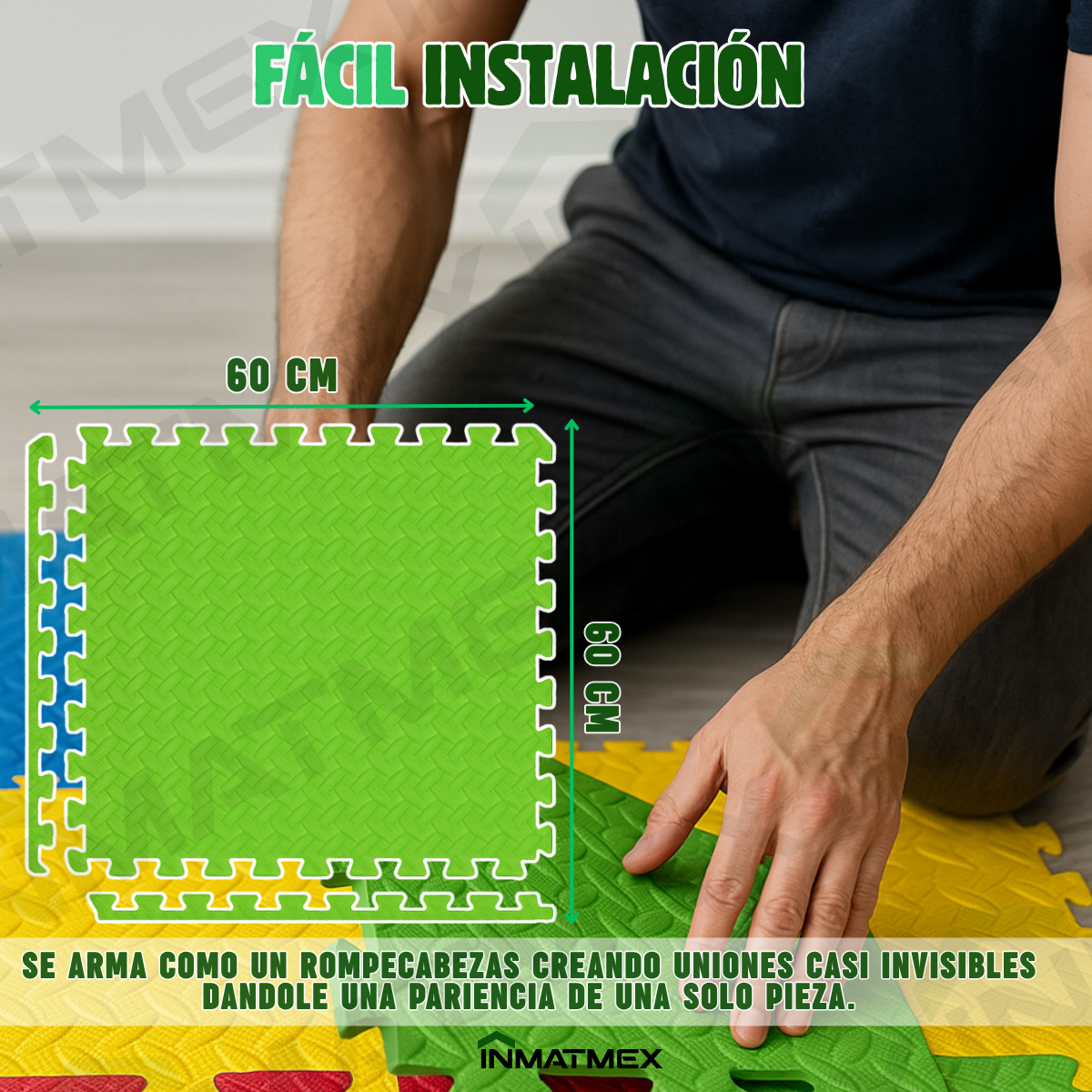 Piso EVA Multicolor Pack 4 Pz