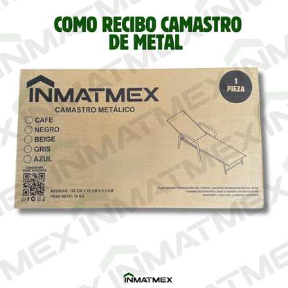 Camastro de Metal Cafe