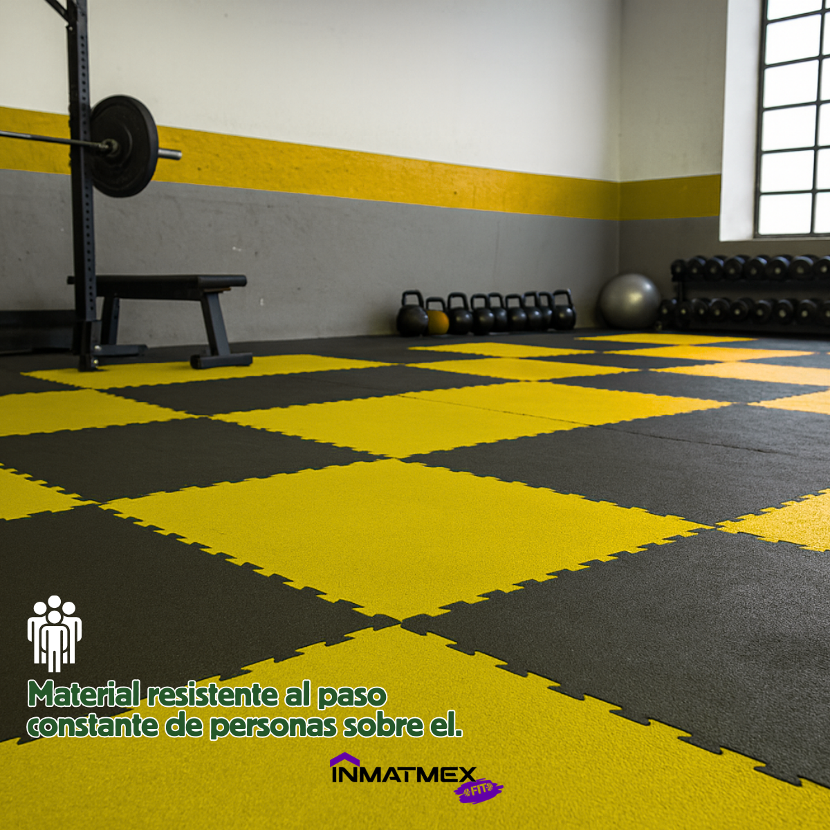 Tatami Negro-Amarillo