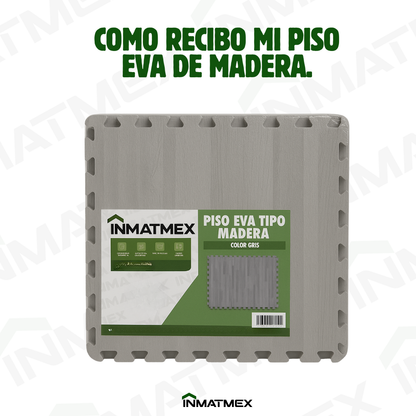 Piso EVA Madera Gris