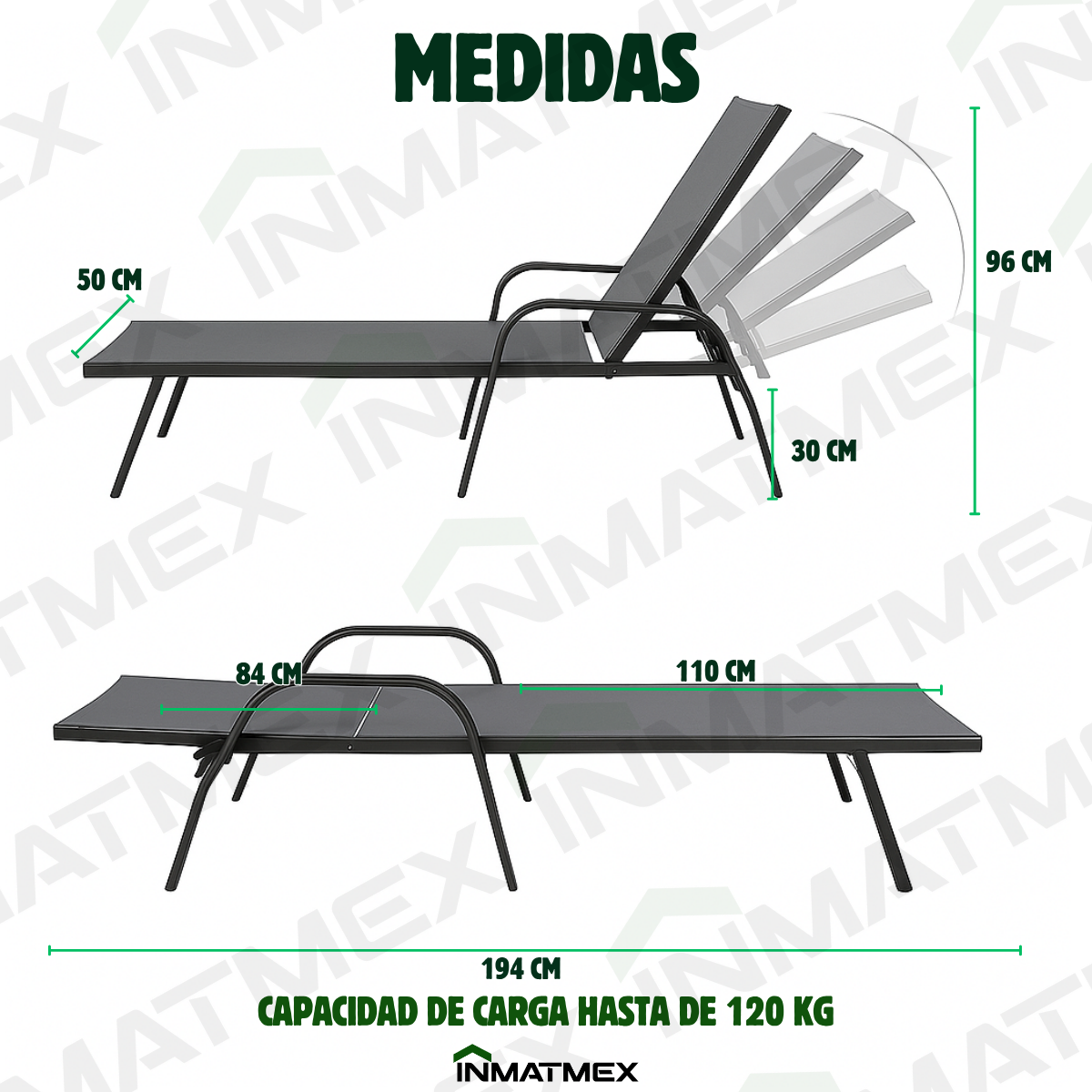 Camastro de Metal Gris