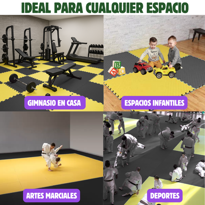 Tatami Negro-Amarillo