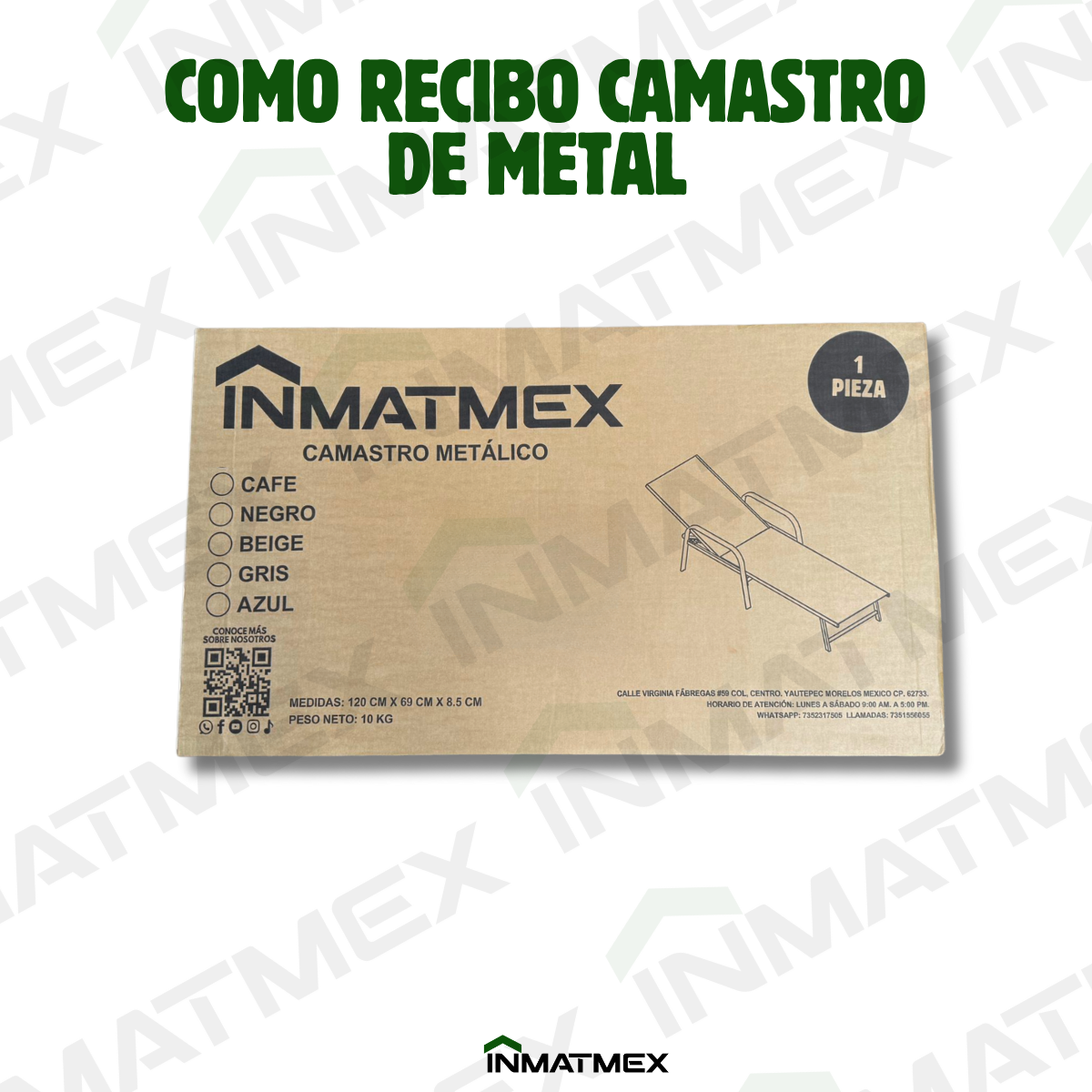 Camastro de Metal Gris