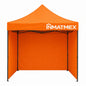 Carpa 3X3 M Roja Con Paredes demontables