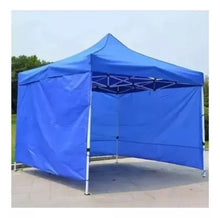 Cargar imagen en el visor de la galería, Carpa Plegable 3x3 Con Paredes Azul Armazón Reforzado
