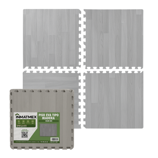 Piso EVA Madera Gris