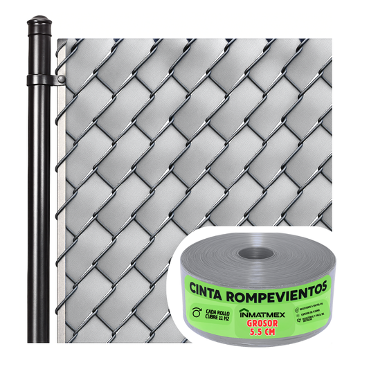 Cinta Plata Rompevientos Para Malla Ciclonica 5.5 CM
