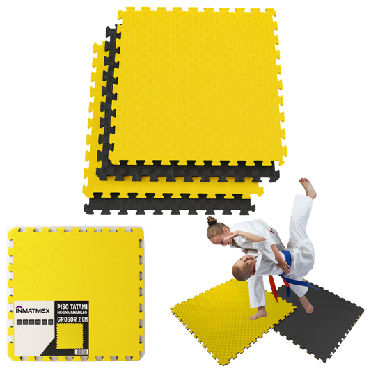 Tatami Negro-Amarillo