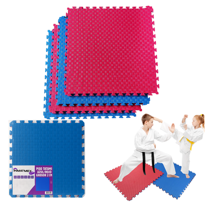 10 PIEZAS TATAMI BICOLOR