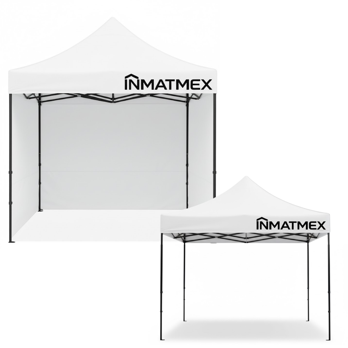 Carpa 3X3 M Azul Con Paredes demontables