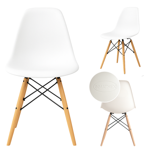 Silla Eames Mate Blanca