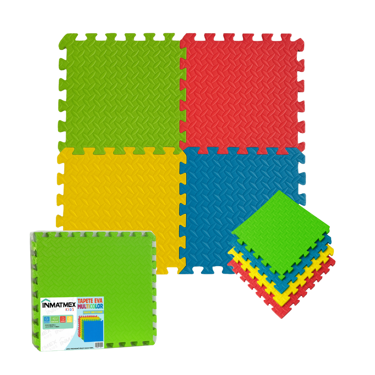 Piso EVA Multicolor Pack 4 Pz