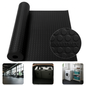Rollo De Piso Tachón Negro Antideslizante 2.10 M X 20 M