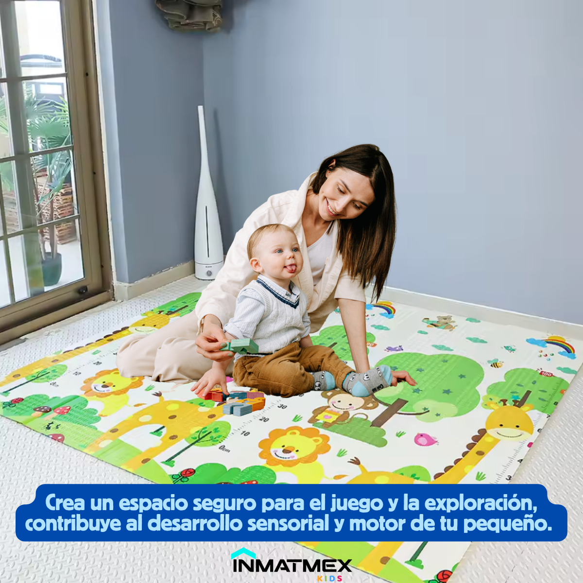 Tapete de Bebé Jirafa Doble Vista LDPE