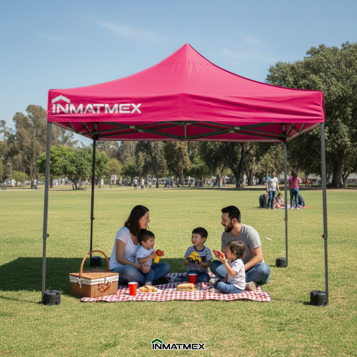 Repuesto de Toldo Para Carpa 3 X 3 M Rosa