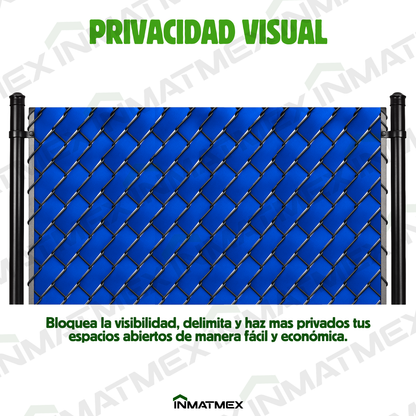 Cinta Azul Rompevientos Para Malla Ciclonica 5.5 CM
