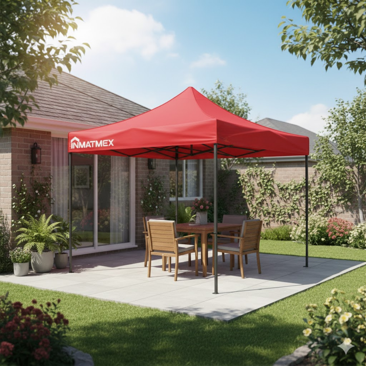 Repuesto de Toldo Para Carpa 3 X 3 M Rojo