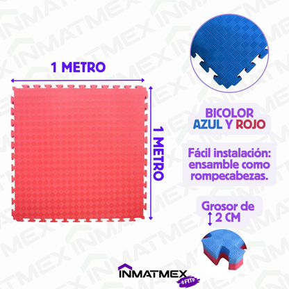 Tatami Azul-Rojo