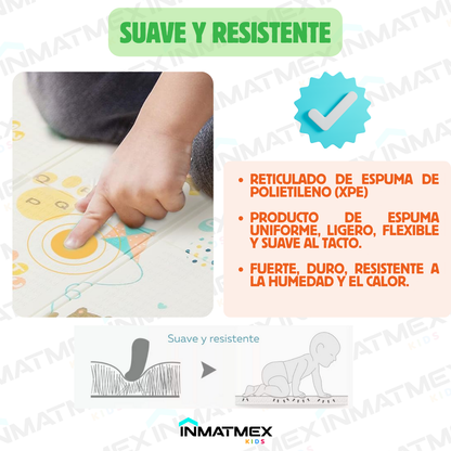 Tapete de Bebé Jirafa Doble Vista LDPE