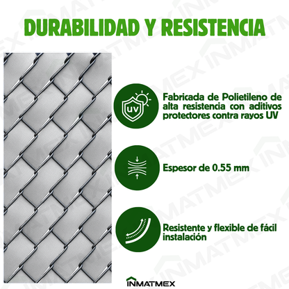 Cinta Plata Rompevientos Para Malla Ciclonica 5.5 CM
