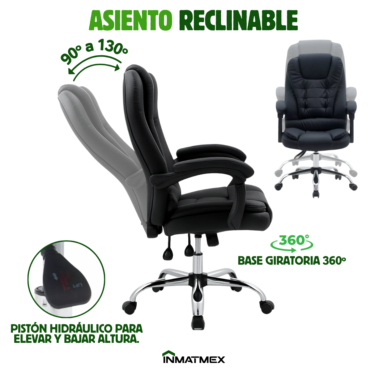 Silla Master Chair de Oficina negra
