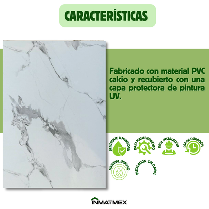 Placa de Marmol Blanca 60 CM X 120 CM