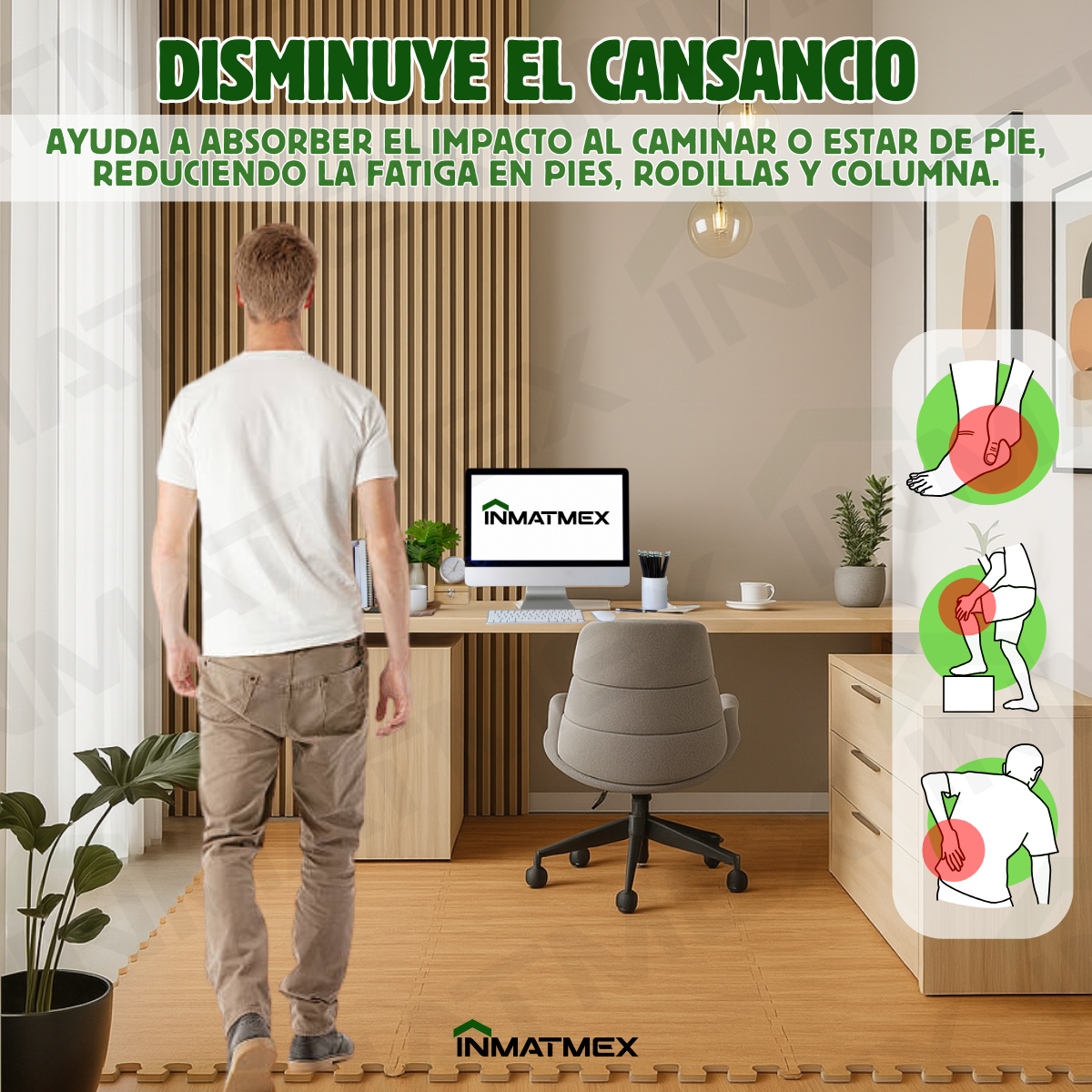 Piso EVA Madera Maple