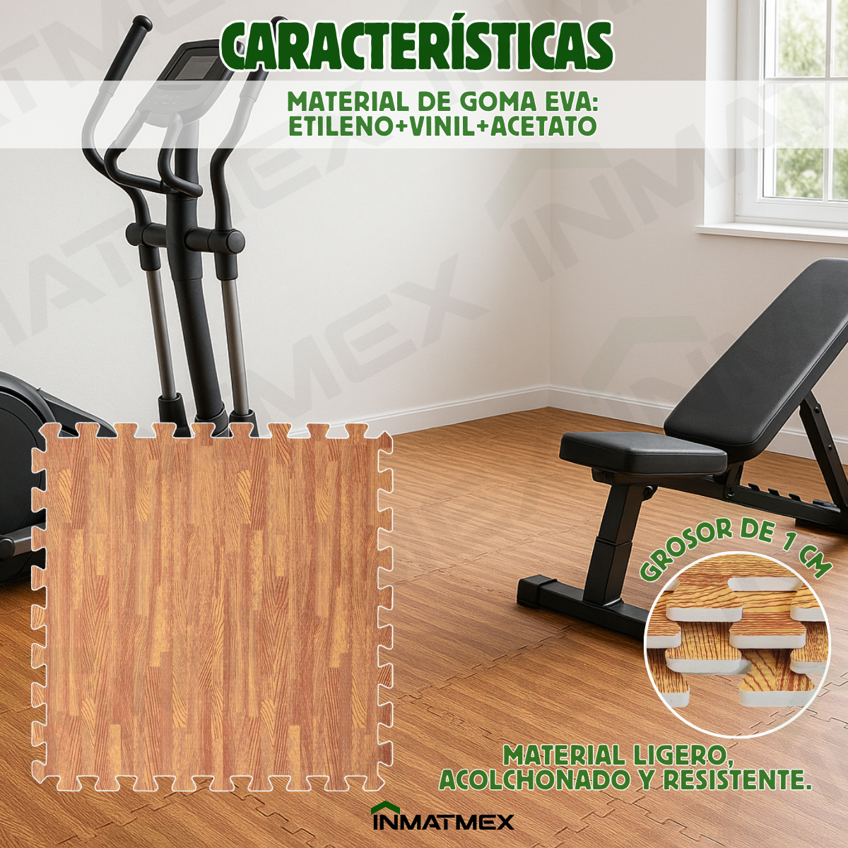 Piso EVA Madera Maple