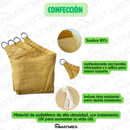 Malla Velaria 4 x 5 M