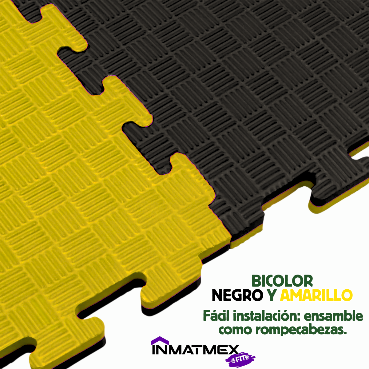 Tatami Negro-Amarillo